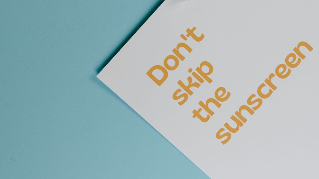 Tahapan memakai sunscreen